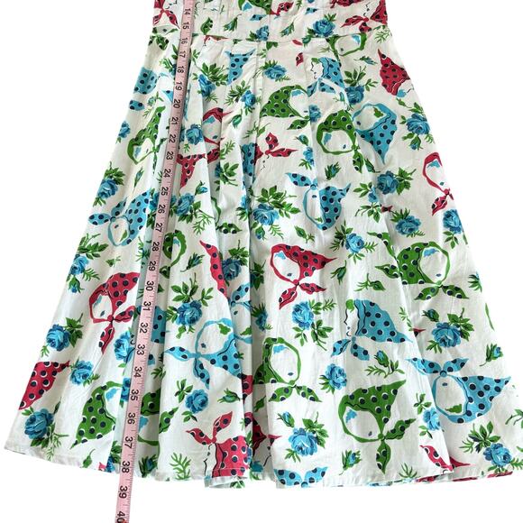 Bernie Dexter Connie Bandanna Vintage Pin Up Inspired Kelly Swing Dress Size XS - Picture 7 of 9